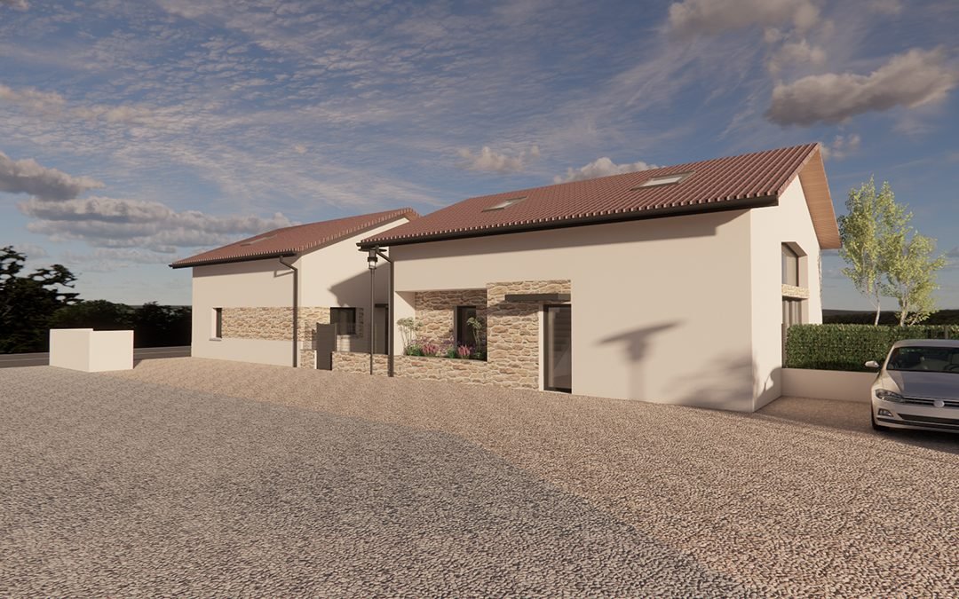 Programme immobilier à Four – Maisons neuves et terrain à bâtir au cœur du village