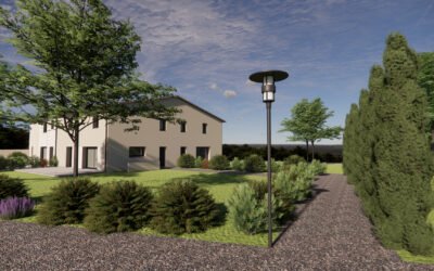 Satolas-et-Bonce : Trois maisons neuves au cœur d’un ancien corps de ferme revisité